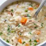 Crock Pot Creamy Chicken and Wild Rice Soup