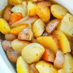 Crock Pot Potatoes and Onions