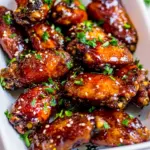 Crock Pot Sweet and Spicy Sticky Wings
