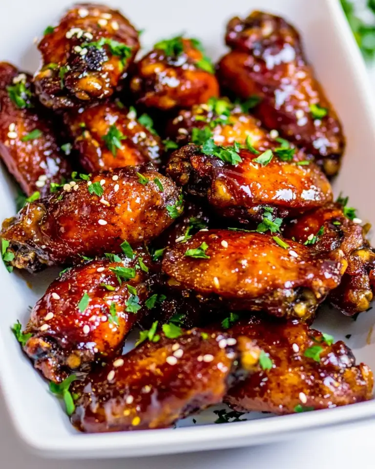 Crock Pot Sweet and Spicy Sticky Wings