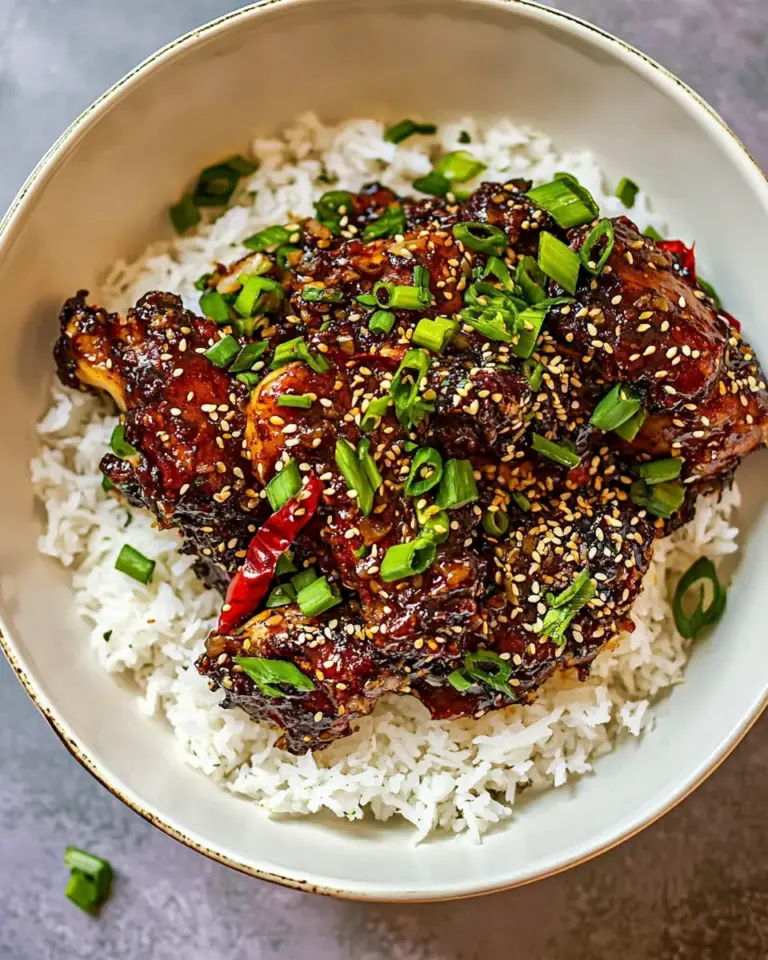 Crockpot Sticky Sesame Ginger Chicken