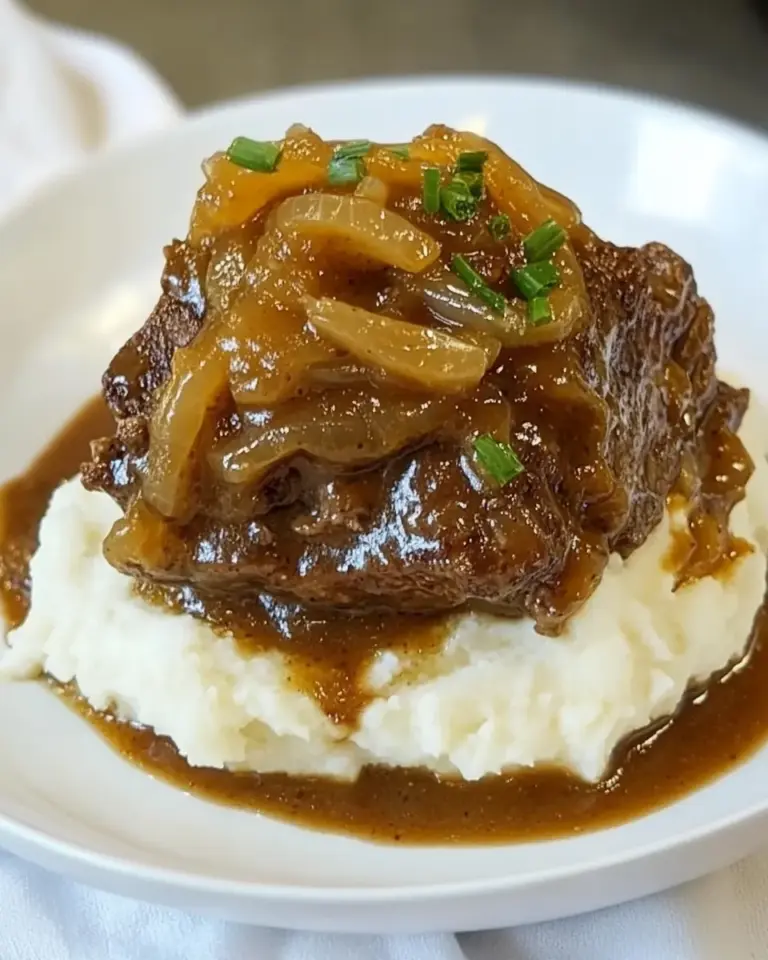Cubed Steak with Onion Gravy