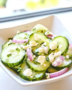 Cucumber Feta Salad