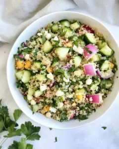 Cucumber Quinoa Salad