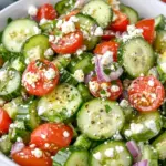 Cucumber Tomato Feta Salad