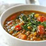 Curried Lentil Vegetable Soup