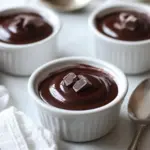 Dark Chocolate Beet Pots de Creme
