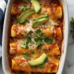 Delicata Squash and Black Bean Enchiladas