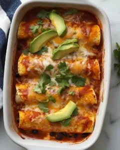 Delicata Squash and Black Bean Enchiladas