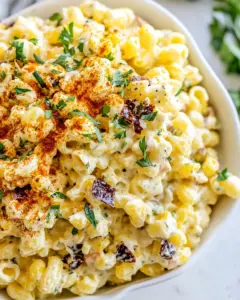 Deviled Egg Macaroni Salad