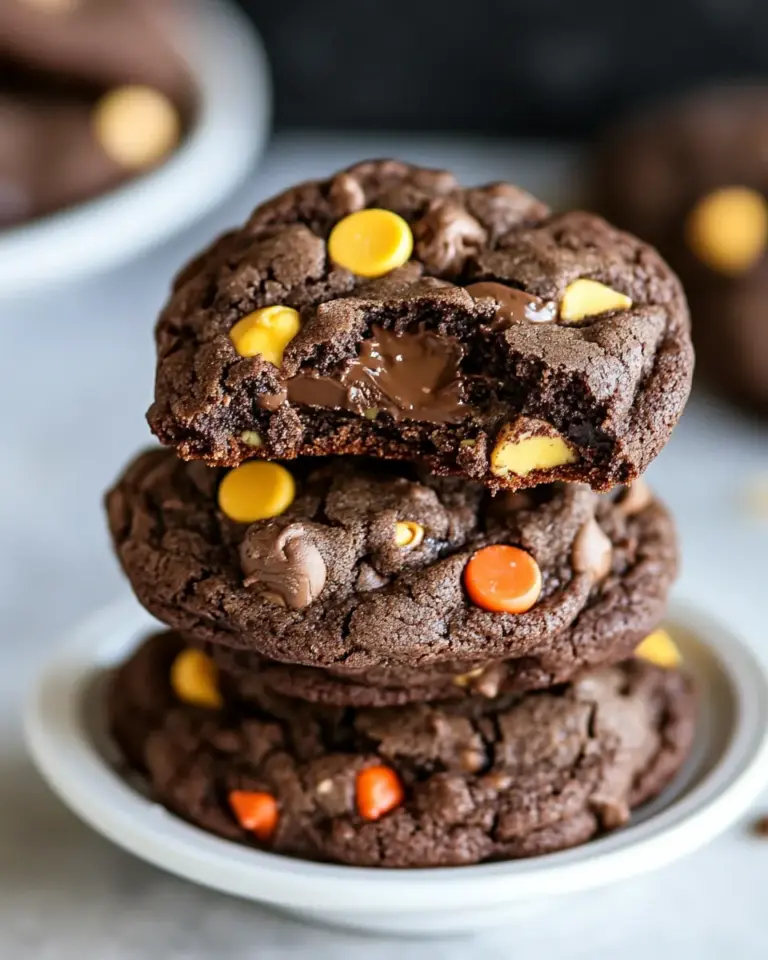 Double Double Chocolate Peanut Butter Cookies