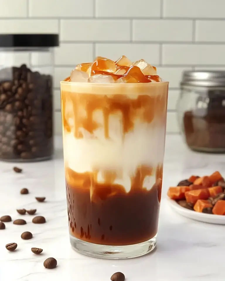 Dunkin Iced Caramel Macchiato