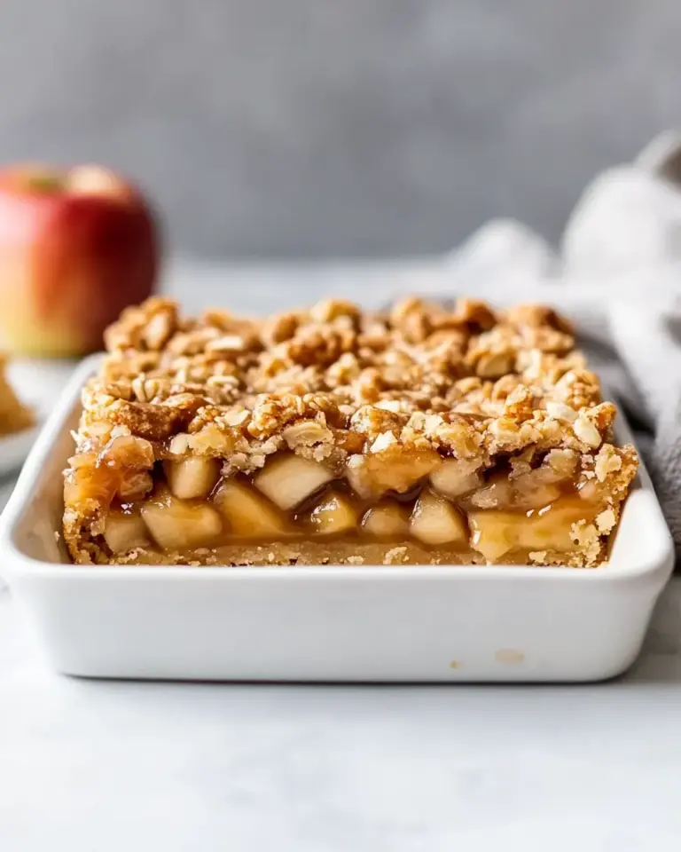 Dutch Caramel Apple Pie Bars