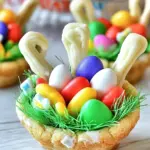 Easter Basket Cookie Cups