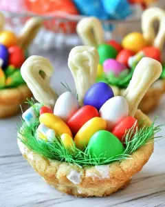 Easter Basket Cookie Cups