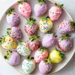 Easter Chocolate Covered Strawberries