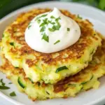 Easy Air Fryer Zucchini Fritters