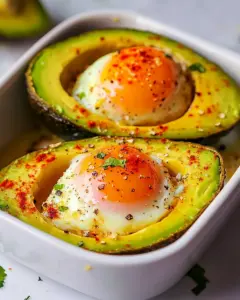 Easy Baked Eggs In Avocado