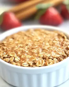 Easy Cinnamon Sugar Baked Oatmeal