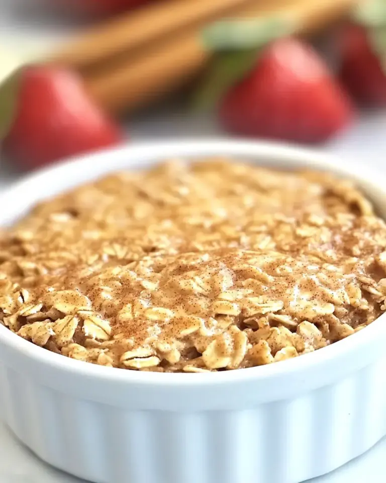 Easy Cinnamon Sugar Baked Oatmeal