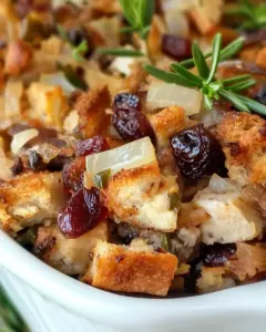 Easy Cranberry Stuffing Recipe