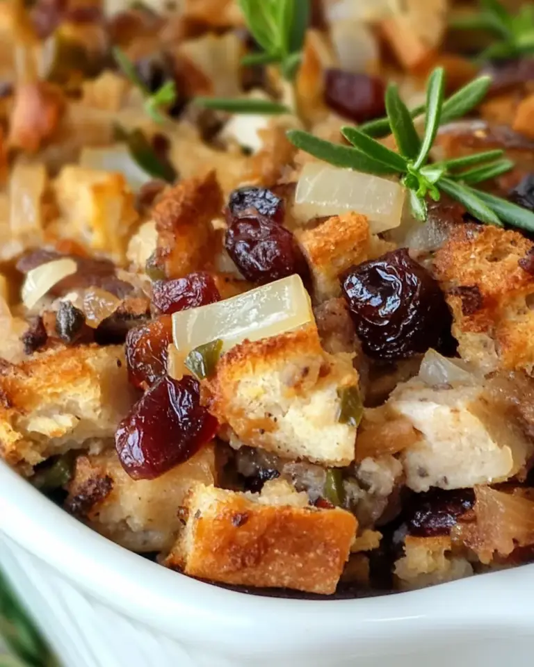 Easy Cranberry Stuffing Recipe