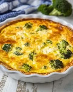 Easy Crustless Broccoli Quiche