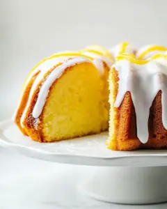 Easy Lemon Bundt Cake
