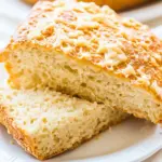 Easy No Knead Buttery Parmesan and Sour Cream Bread