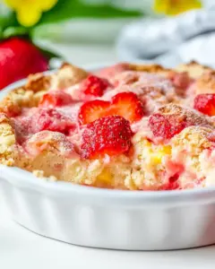 Easy Strawberry Cobbler