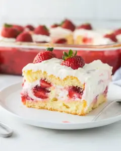 Easy Strawberry Poke Cake