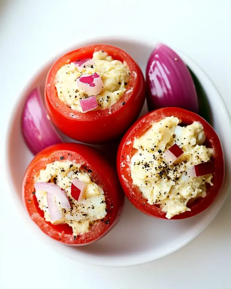 Egg Salad Stuffed Tomato