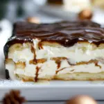 Eggnog Eclair Cake