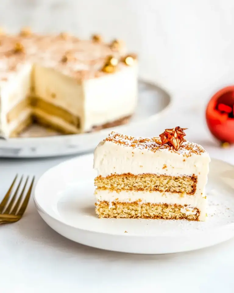 Eggnog Icebox Cake