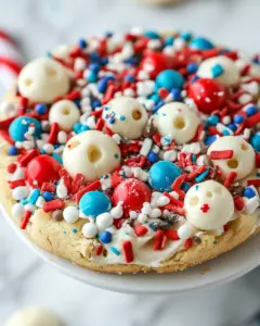 Fireworks Sugar Cookie Cake