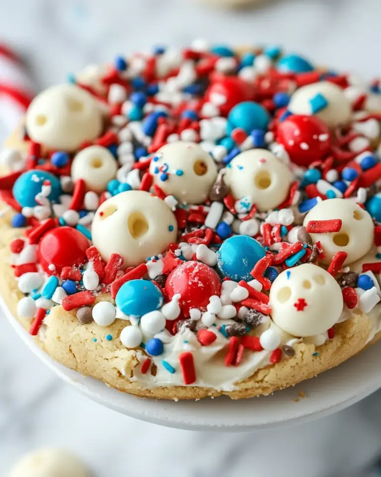 Fireworks Sugar Cookie Cake
