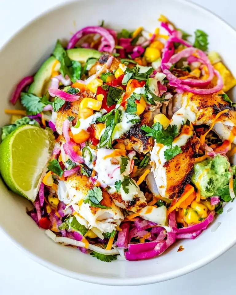 Fish Taco Bowl
