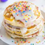 Fluffy Pancakes With Birthday Sprinkles