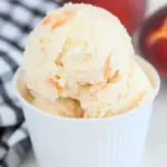 Fresh Peach Ice Cream