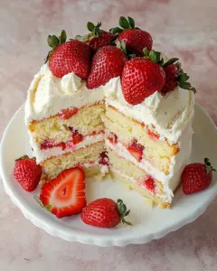 Fresh Strawberry Cake