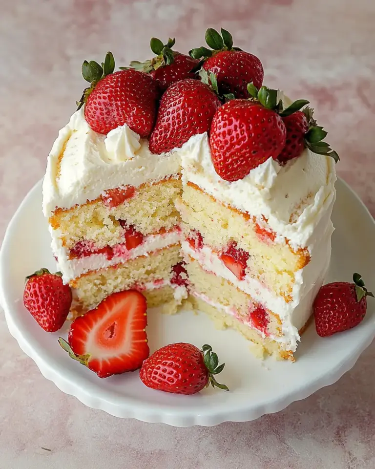Fresh Strawberry Cake