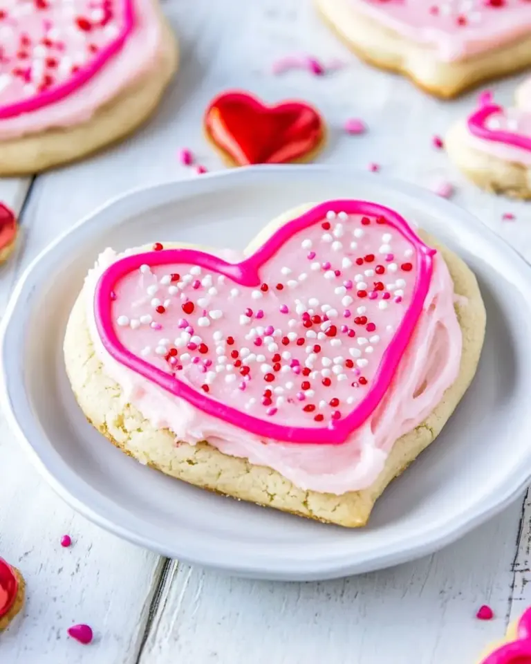 Frosted Valentine Cookies