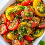 Garlicky Marinated Tomato Salad