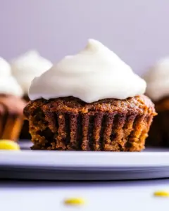 Gluten Free Carrot Cake Cupcakes With Coconut Flour