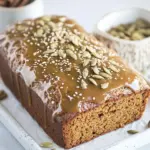 Gluten Free Pumpkin Bread with Chai Caramel Glaze
