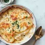 Goat Cheese Potato Gratin