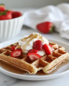 Grain Free Almond Flour Paleo Waffles