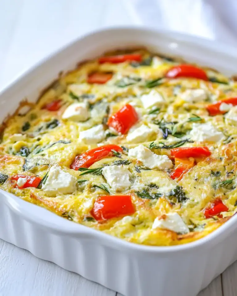 Greek Omelette Casserole
