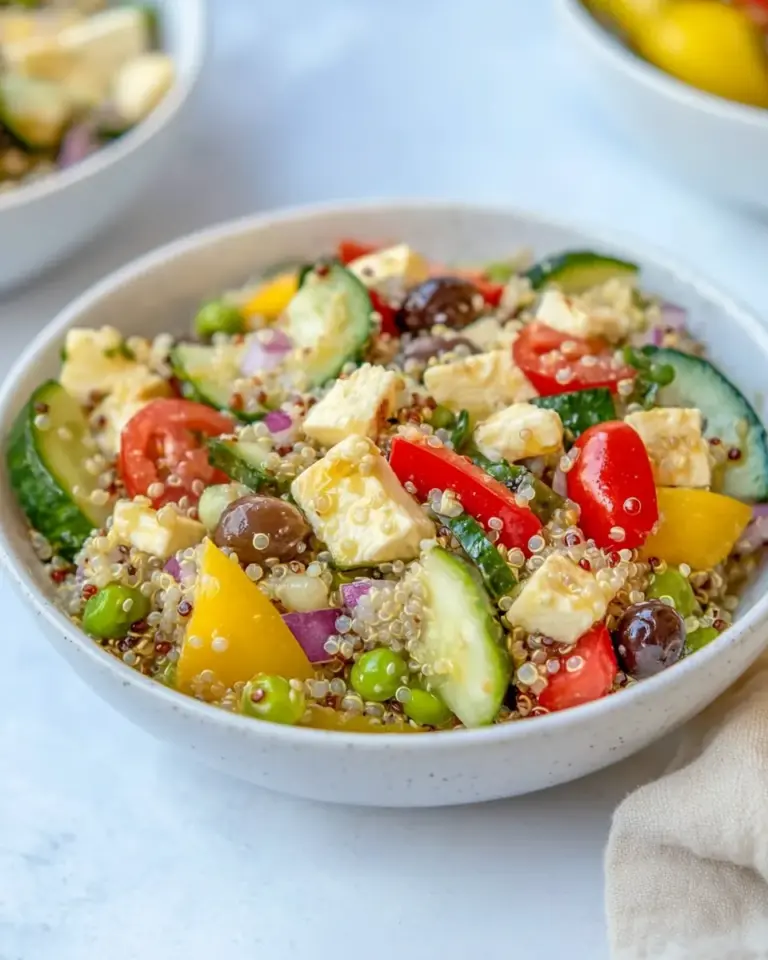 Greek Quinoa Chopped Salad