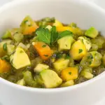 Green Tomato Salsa with Avocado